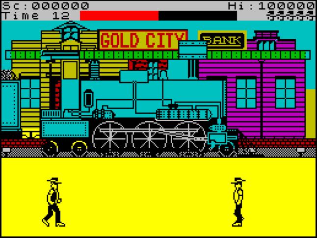 Express Raider - ZX Spectrum game screenshot (1987) by US Gold